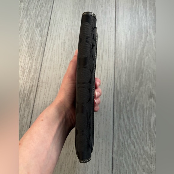 LOW START Coach Jacquard and Leather Wallet - Picture 3 of 10